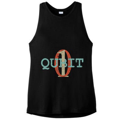 Qubit Gift Quantum Entanglement Computer Physics Computing Ladies PosiCharge Tri-Blend Wicking Tank