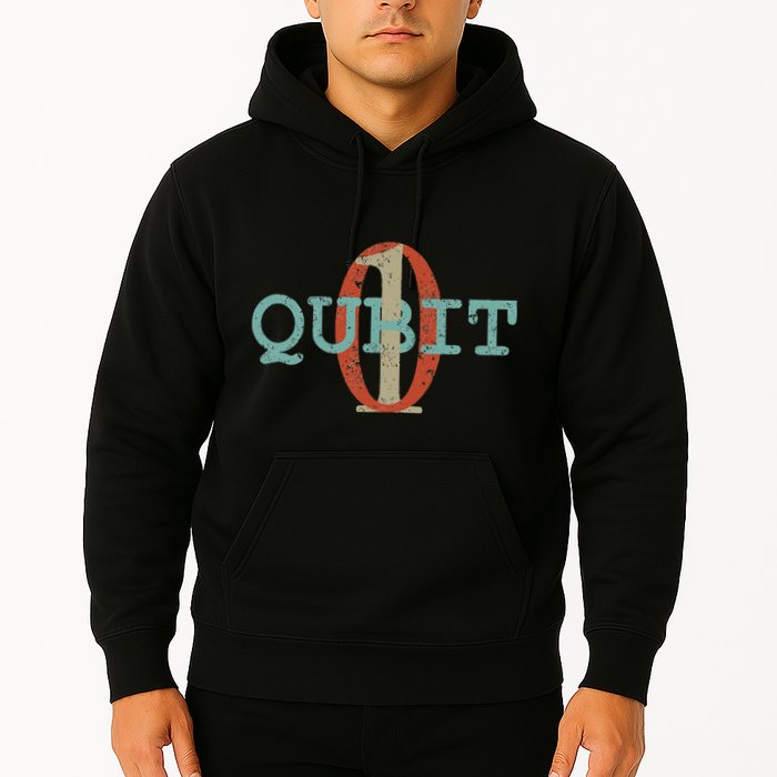 Qubit Gift Quantum Entanglement Computer Physics Computing Hoodie