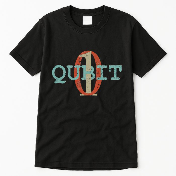 Qubit Gift Quantum Entanglement Computer Physics Computing Tall T-Shirt