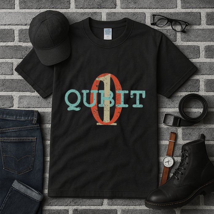 Qubit Gift Quantum Entanglement Computer Physics Computing Tall T-Shirt
