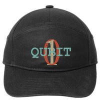 Qubit Gift Quantum Entanglement Computer Physics Computing 7-Panel Snapback Hat
