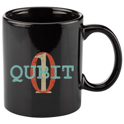 Qubit Gift Quantum Entanglement Computer Physics Computing 11oz C Handle Ceramic Mug