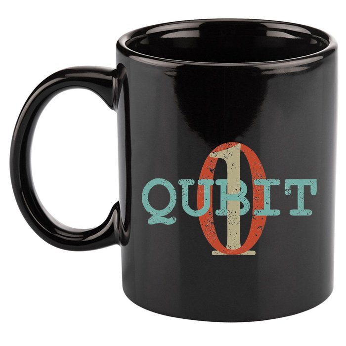 Qubit Gift Quantum Entanglement Computer Physics Computing 11oz C Handle Ceramic Mug