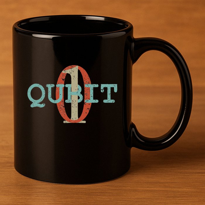 Qubit Gift Quantum Entanglement Computer Physics Computing 11oz C Handle Ceramic Mug