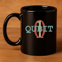 Qubit Gift Quantum Entanglement Computer Physics Computing 11oz C Handle Ceramic Mug