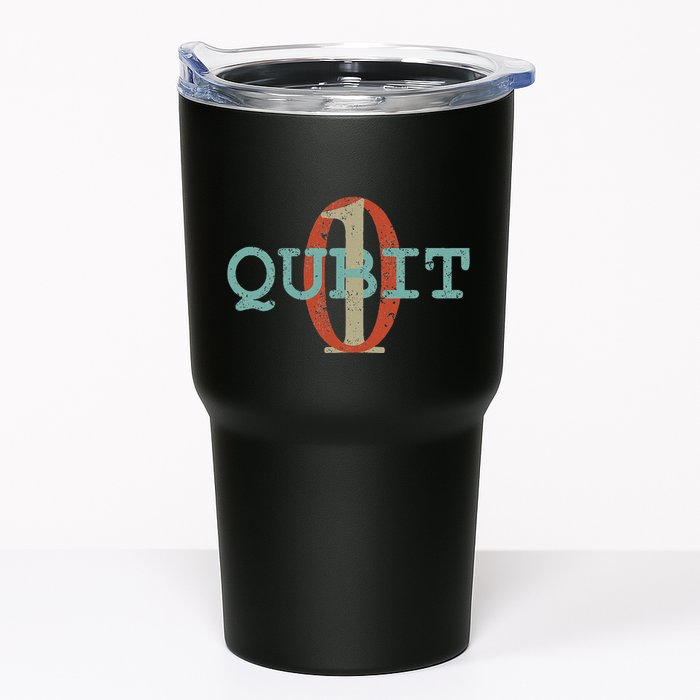 Qubit Gift Quantum Entanglement Computer Physics Computing Tumbler