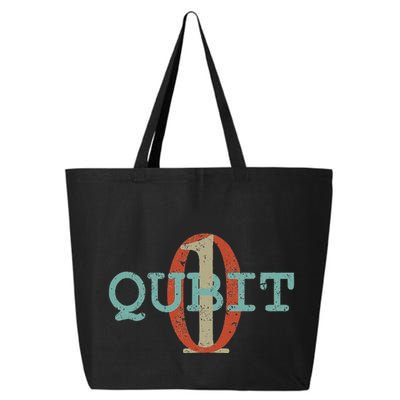 Qubit Gift Quantum Entanglement Computer Physics Computing 25L Jumbo Tote