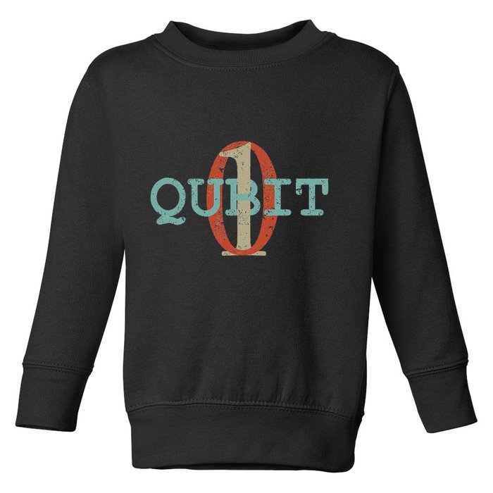 Qubit Gift Quantum Entanglement Computer Physics Computing Toddler Sweatshirt