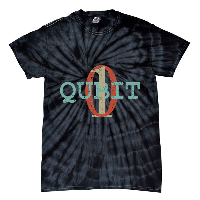 Qubit Gift Quantum Entanglement Computer Physics Computing Tie-Dye T-Shirt