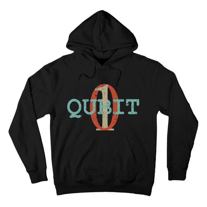 Qubit Gift Quantum Entanglement Computer Physics Computing Tall Hoodie