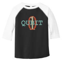 Qubit Gift Quantum Entanglement Computer Physics Computing Toddler Fine Jersey T-Shirt