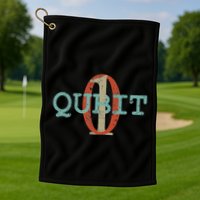 Qubit Gift Quantum Entanglement Computer Physics Computing Golf Towel