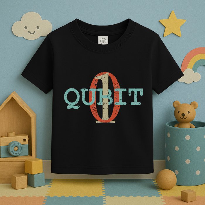 Qubit Gift Quantum Entanglement Computer Physics Computing Toddler T-Shirt