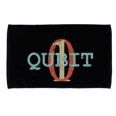 Qubit Gift Quantum Entanglement Computer Physics Computing Microfiber Hand Towel