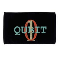Qubit Gift Quantum Entanglement Computer Physics Computing Microfiber Hand Towel