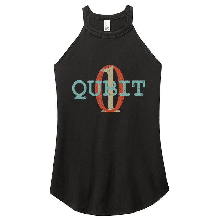 Qubit Gift Quantum Entanglement Computer Physics Computing Women's Perfect Tri Rocker Tank