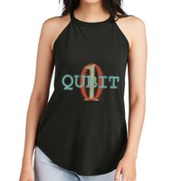 Qubit Gift Quantum Entanglement Computer Physics Computing Women's Perfect Tri Rocker Tank