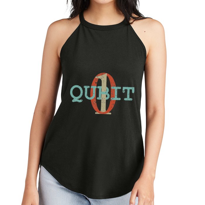 Qubit Gift Quantum Entanglement Computer Physics Computing Women's Perfect Tri Rocker Tank