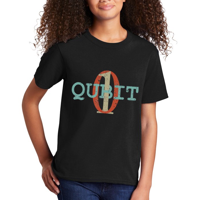Qubit Gift Quantum Entanglement Computer Physics Computing Kids T-Shirt