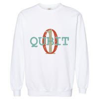 Qubit Gift Quantum Entanglement Computer Physics Computing Garment-Dyed Sweatshirt