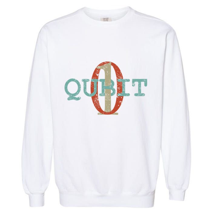 Qubit Gift Quantum Entanglement Computer Physics Computing Garment-Dyed Sweatshirt