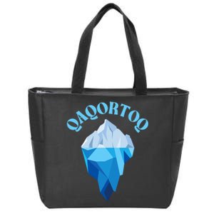 Qaqortoq Greenland Qaqortoq Iceberg Qaqortoq Zip Tote Bag