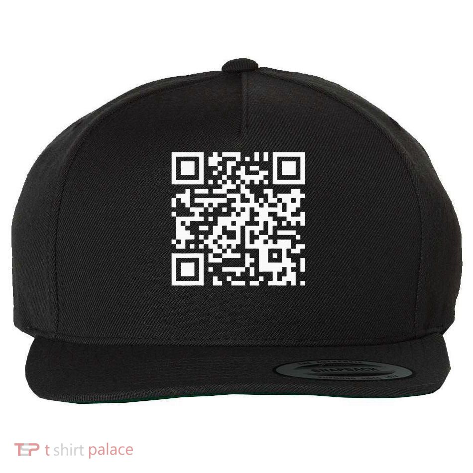 Qr He's Back President Trump Code  Wool Snapback Cap