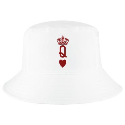 Queen Heart Cool Playing Card Cool Comfort Performance Bucket Hat