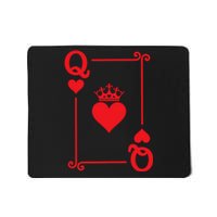 Queen Hearts Card Costume Playing Cards Queen Of Hearts Mousepad