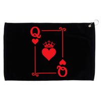 Queen Hearts Card Costume Playing Cards Queen Of Hearts Grommeted Golf Towel