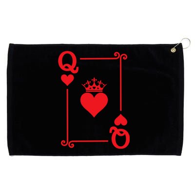 Queen Hearts Card Costume Playing Cards Queen Of Hearts Grommeted Golf Towel