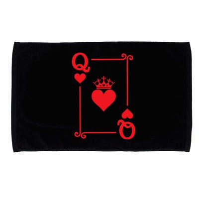 Queen Hearts Card Costume Playing Cards Queen Of Hearts Microfiber Hand Towel