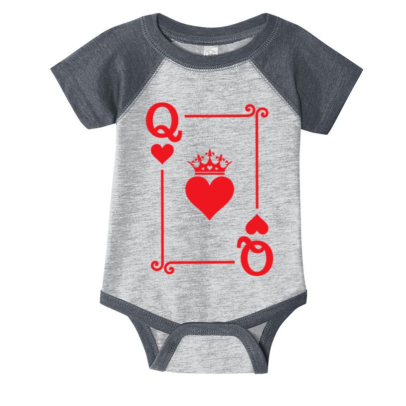 Queen Hearts Card Costume Playing Cards Queen Of Hearts Infant Baby Jersey Bodysuit