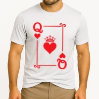 Queen Hearts Card Costume Playing Cards Queen Of Hearts Cooling Performance Crew T-Shirt
