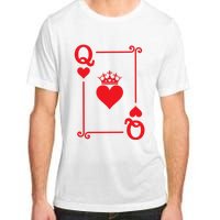 Queen Hearts Card Costume Playing Cards Queen Of Hearts Adult ChromaSoft Performance T-Shirt