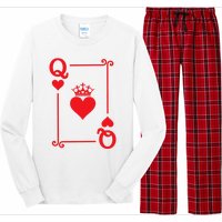 Queen Hearts Card Costume Playing Cards Queen Of Hearts Long Sleeve Pajama Set