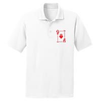 Queen Hearts Card Costume Playing Cards Queen Of Hearts PosiCharge RacerMesh Polo