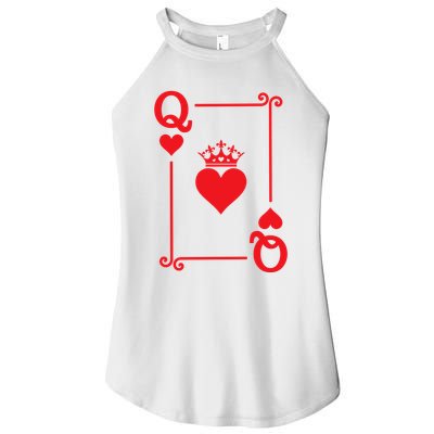 Queen Hearts Card Costume Playing Cards Queen Of Hearts Women's Perfect Tri Rocker Tank