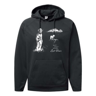 Quiet Heavy Dreams Country Music Performance Fleece Hoodie