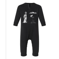 Quiet Heavy Dreams Country Music Infant Fleece One Piece