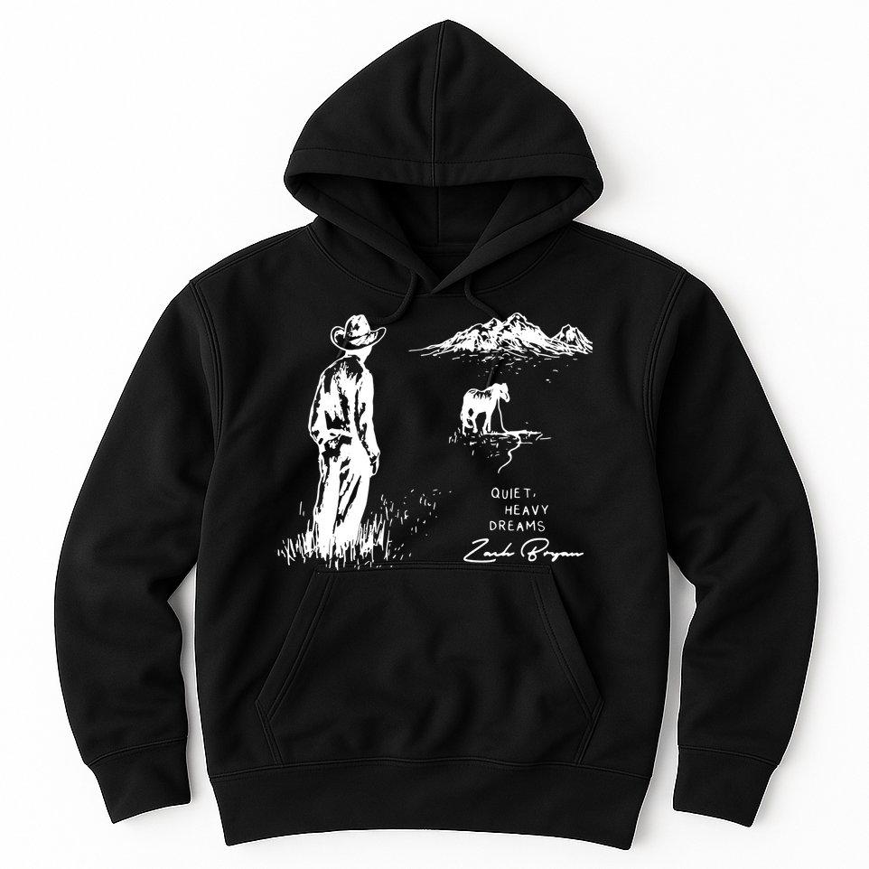Quiet Heavy Dreams Country Music Hoodie