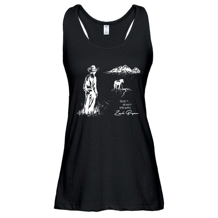 Quiet Heavy Dreams Country Music Ladies Essential Flowy Tank