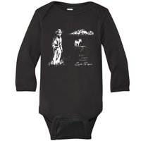 Quiet Heavy Dreams Country Music Baby Long Sleeve Bodysuit