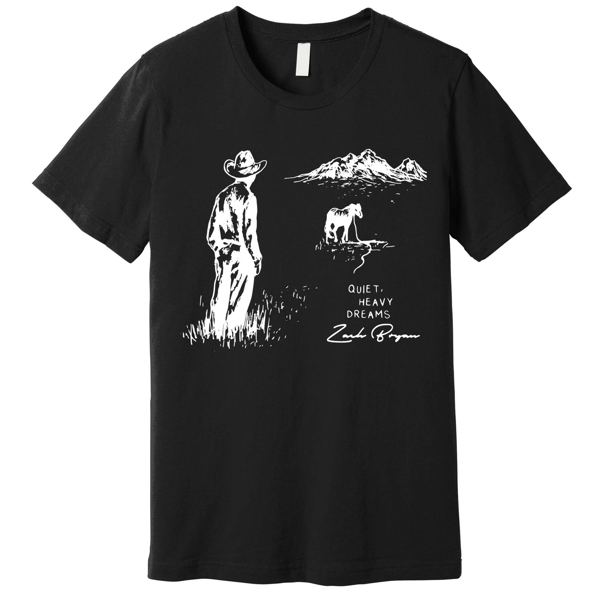 Quiet Heavy Dreams Country Music Premium T-Shirt
