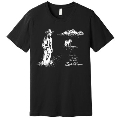 Quiet Heavy Dreams Country Music Premium T-Shirt