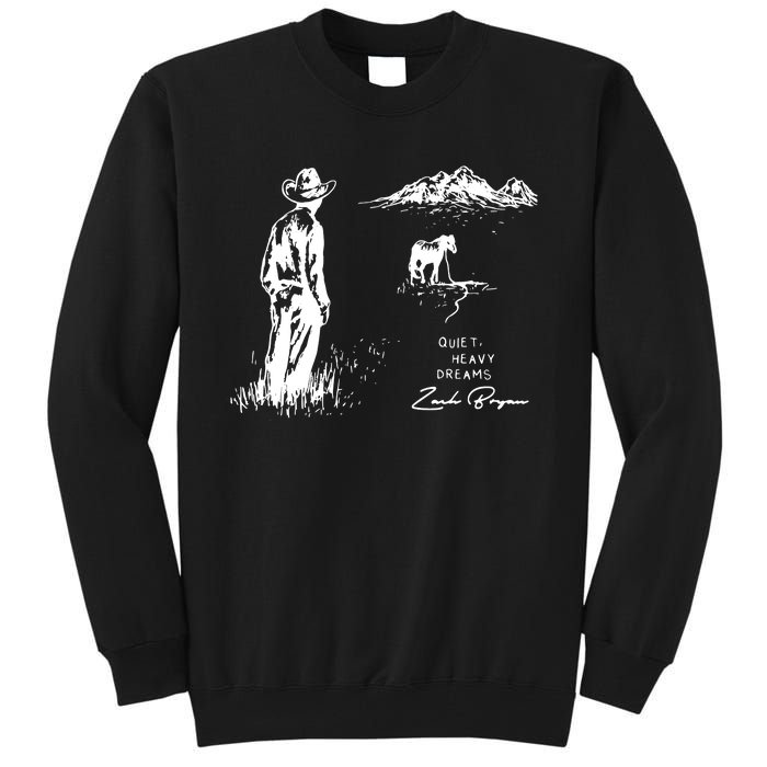 Quiet Heavy Dreams Country Music Tall Sweatshirt