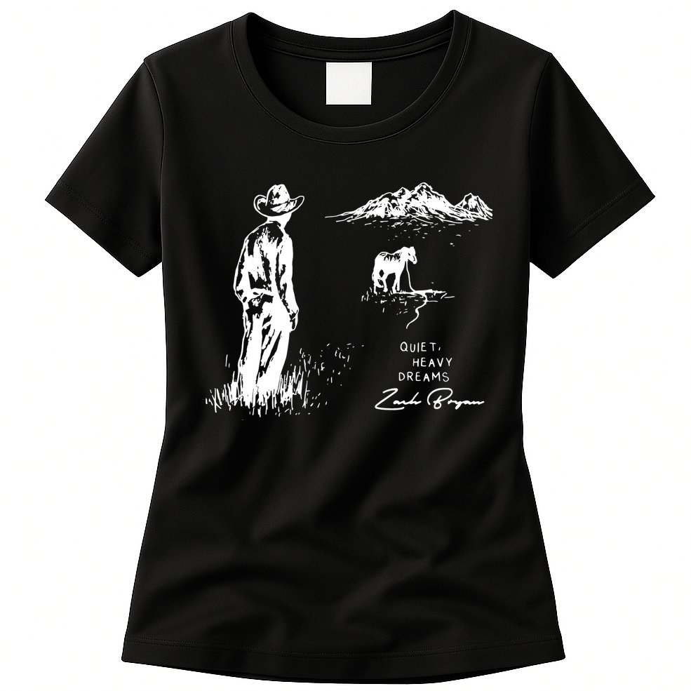 Quiet Heavy Dreams Country Music Womens T-Shirt