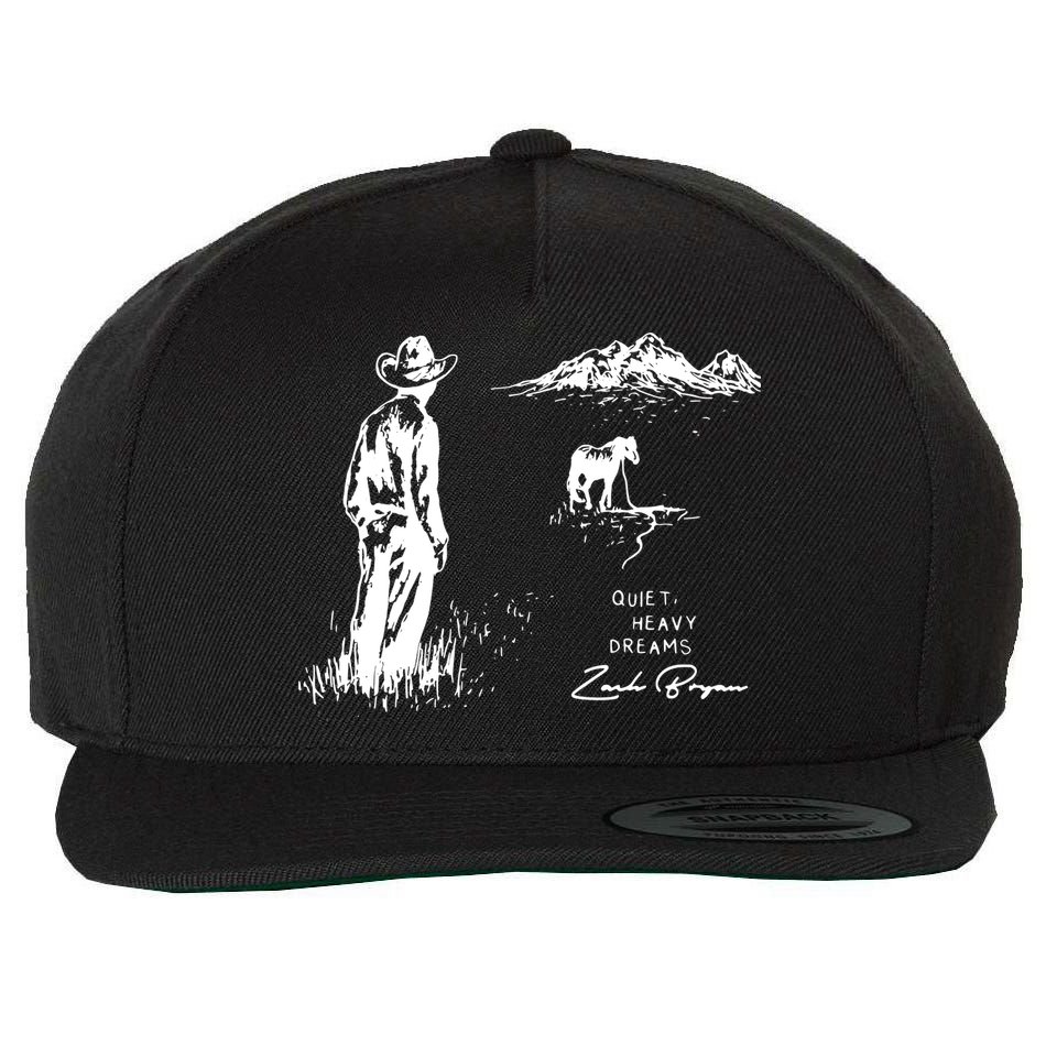 Quiet Heavy Dreams Country Music Wool Snapback Cap