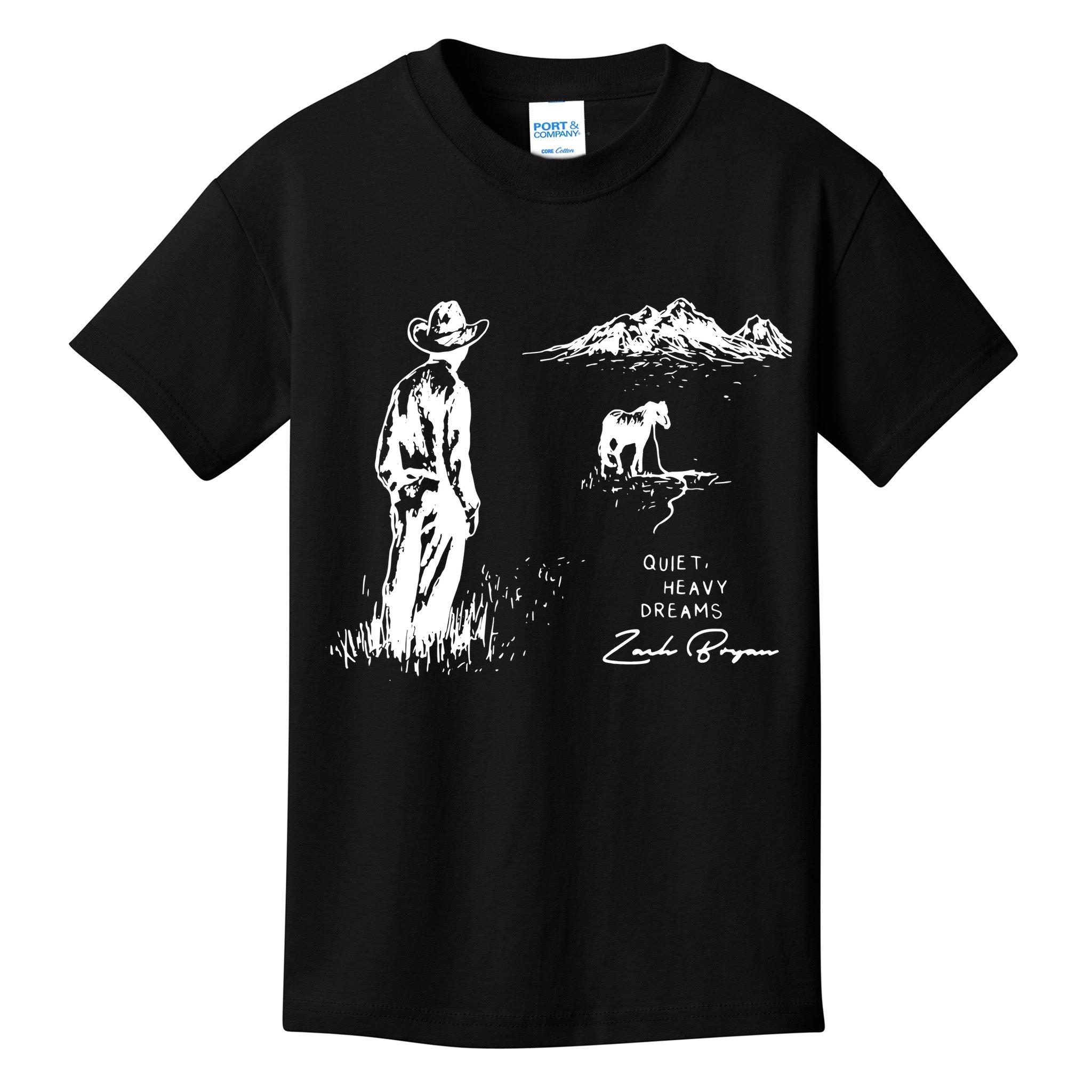 Quiet Heavy Dreams Country Music Kids T-Shirt