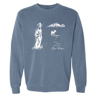 Quiet Heavy Dreams Country Music Garment-Dyed Sweatshirt